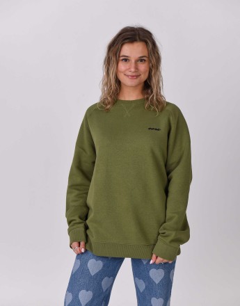 OOSC Penfold sweatshirt in khaki & khaki